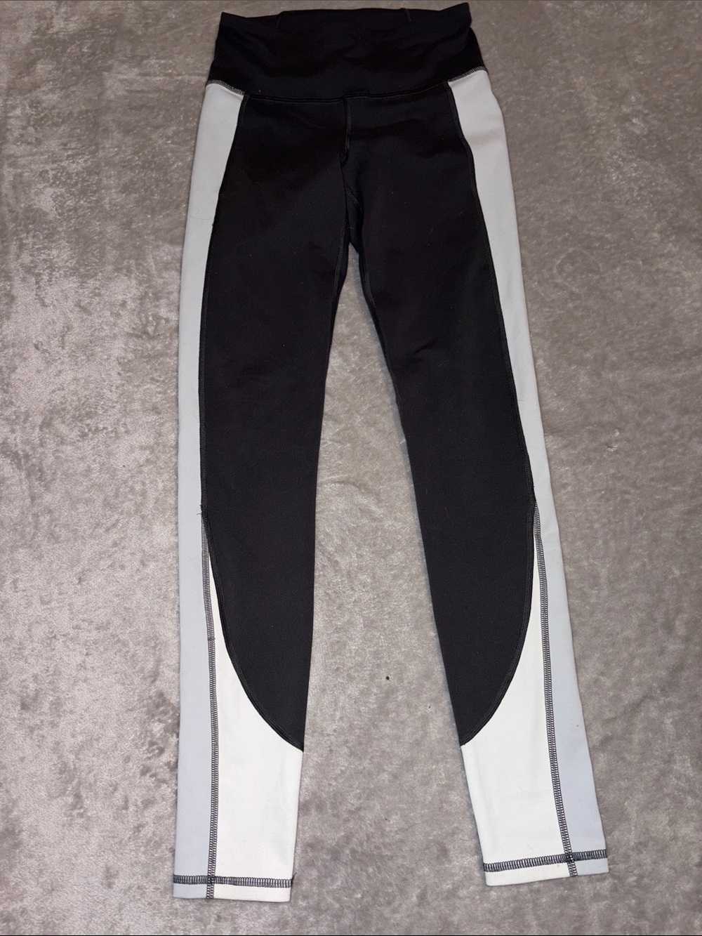 Under Armour Black and White Women's Athletic Leggings